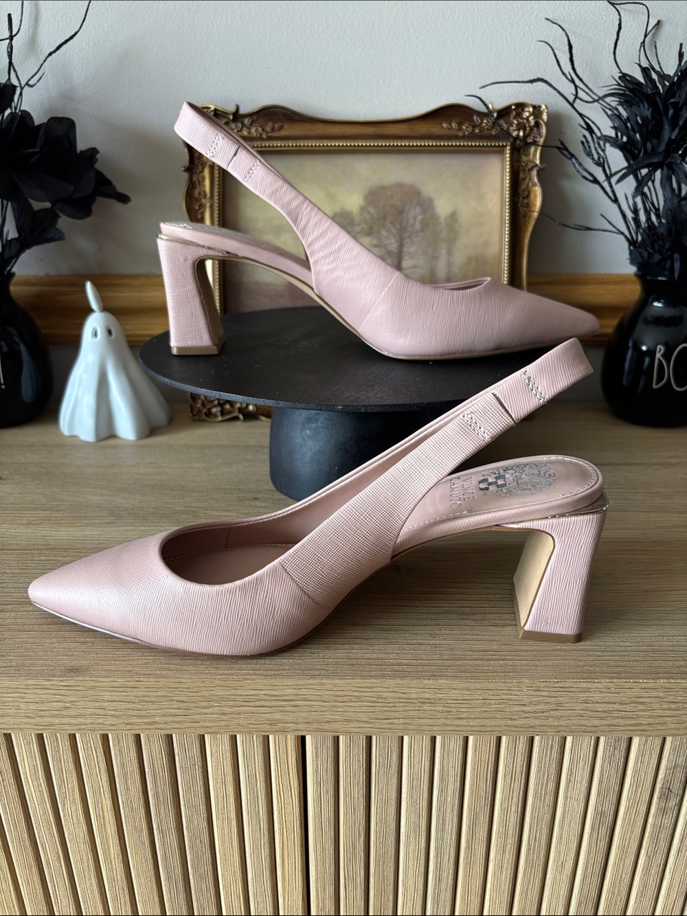 Vince Camuto Blush Pink Slingback Pumps